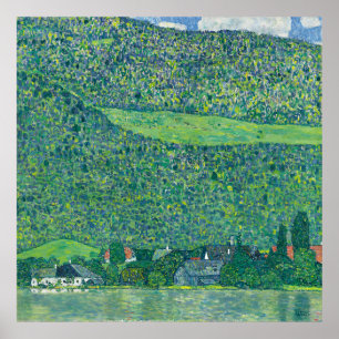 Affiche Gustav Klimt - Litzenberg au lac Attersee
