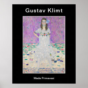 Affiche Gustav Klimt - Mada Primavesi