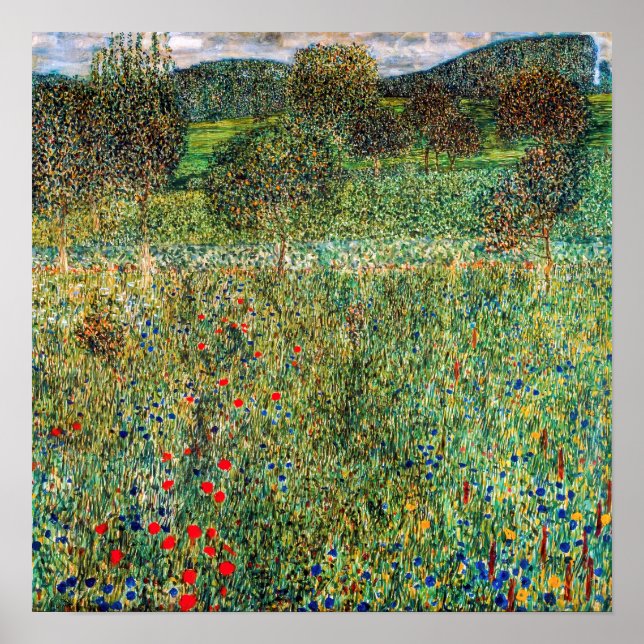 Affiche Gustav Klimt - Orchard (Devant)