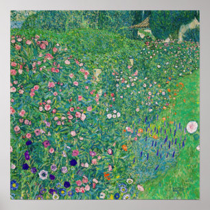 Affiche Gustav Klimt - Paysage de jardin italien