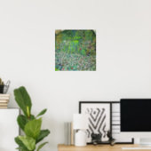 Affiche Gustav Klimt - Paysage horticole et sommet d'une c (Home Office)