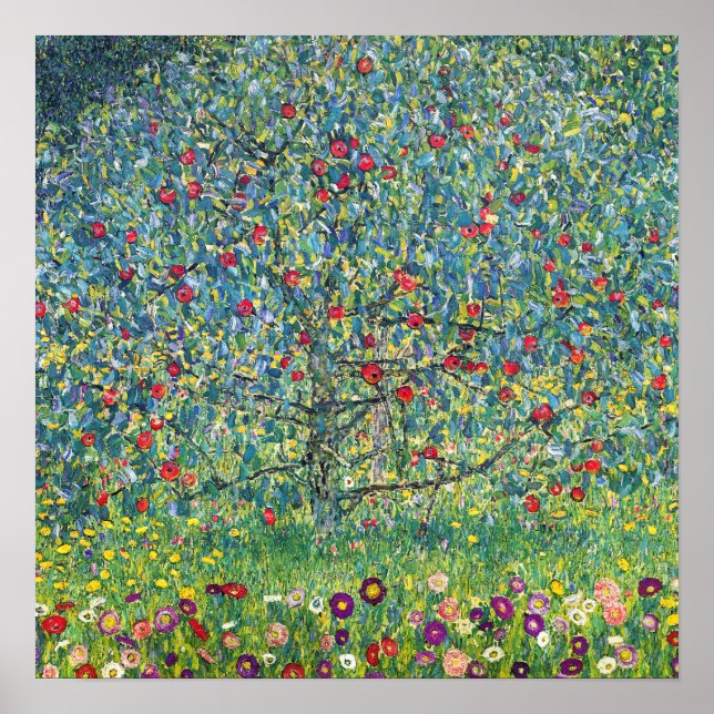 Affiche Gustav Klimt - Pommier (Devant)