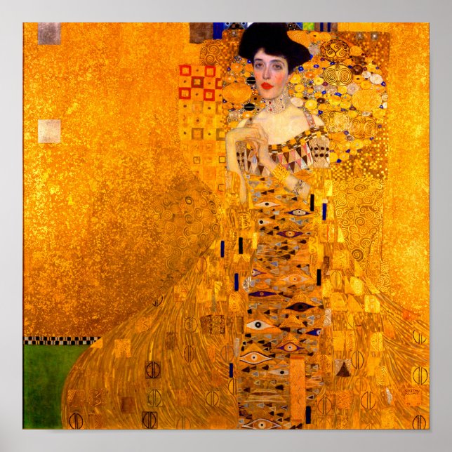 Affiche Gustav Klimt Portrait d'Adele Bloch Bauer (Devant)