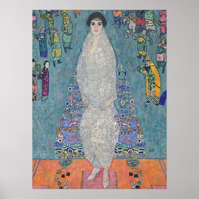Affiche Gustav Klimt – Portrait d'Elisabeth Lederer  (Devant)