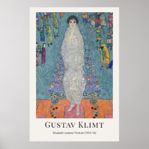 Affiche Gustav Klimt – Portrait d'Elisabeth Lederer