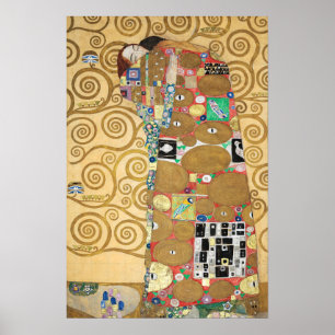 Affiche Gustav Klimt - Réalisation, Stoclet Frieze