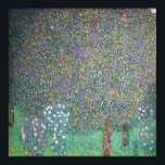 Affiche Gustav Klimt - Rosiers sous les arbres<br><div class="desc">Rosiers sous les arbres / Roses sous les arbres par Gustav Klimt en 1905</div>