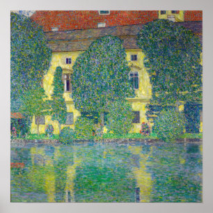 Affiche Gustav Klimt - Schloss Kammer am Attersee III