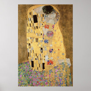 Affiche Gustav Klimt   The Kiss, 1907-08