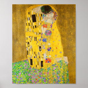 Affiche Gustav Klimt The Kiss Fine Art