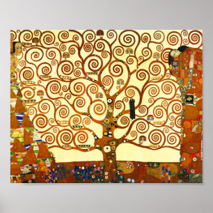 Affiche Gustav Klimt The Tree of Life Fine Art