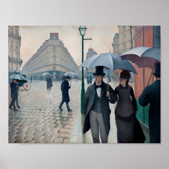 Affiche Gustave Caillebotte (Devant)