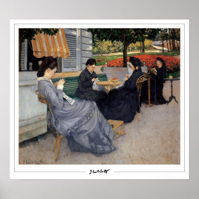 Affiche Gustave Caillebotte Art #9 (Devant)