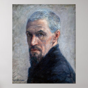 Affiche Gustave Caillebotte - Autoportrait
