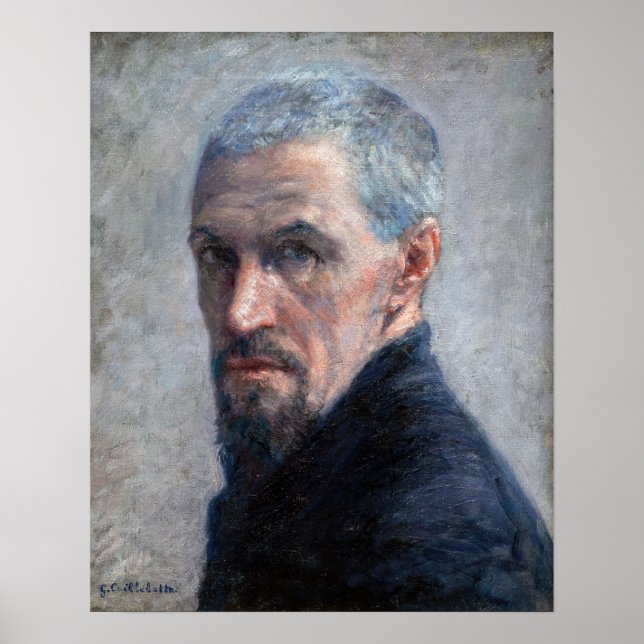 Affiche Gustave Caillebotte - Autoportrait (Devant)