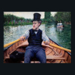 Affiche Gustave Caillebotte - Bateau<br><div class="desc">Partie de bateau - Gustave Caillebotte,  Huile sur toile,  1877-1878</div>