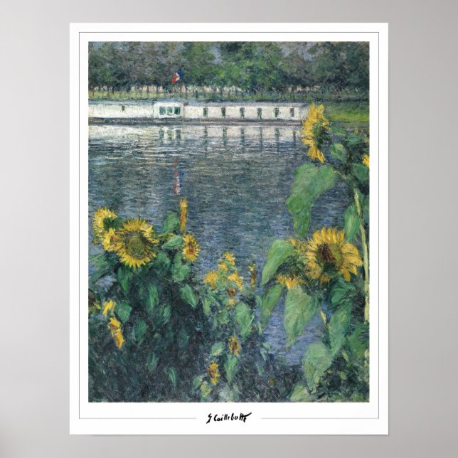 Affiche Gustave Caillebotte Beaux-Arts #198 (Devant)