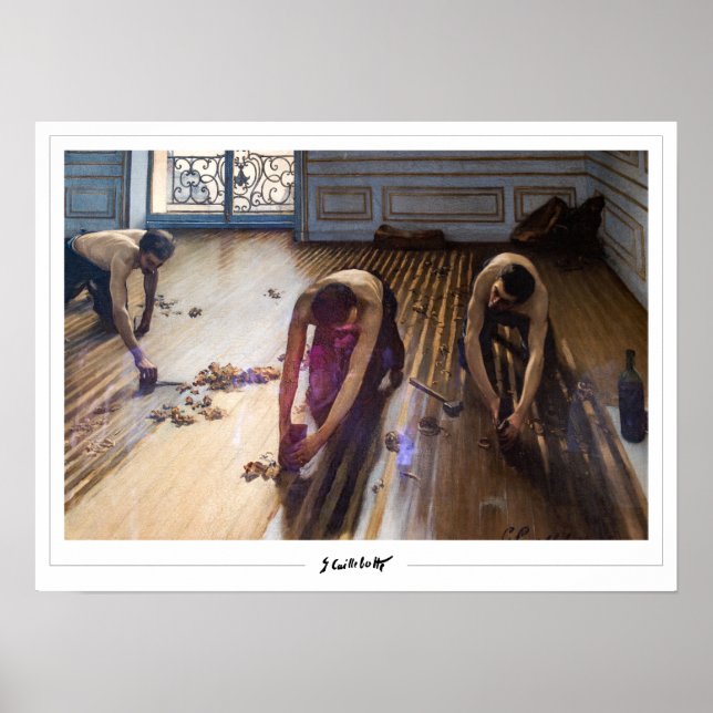 Affiche Gustave Caillebotte Beaux-Arts #223 (Devant)