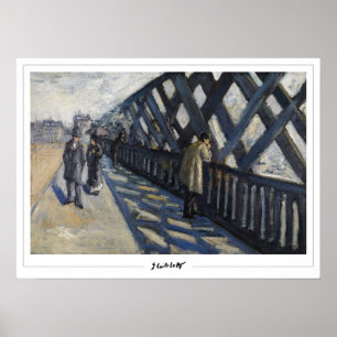 Affiche Gustave Caillebotte Beaux-Arts #298