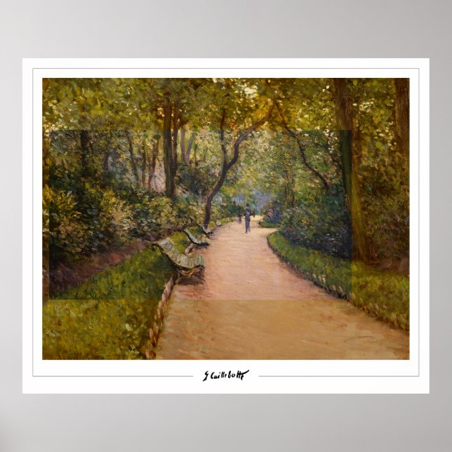 Affiche Gustave Caillebotte Beaux-Arts #74 (Devant)