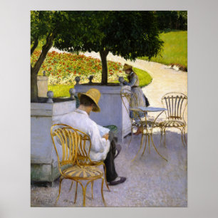 Affiche Gustave Caillebotte - Les Orangers