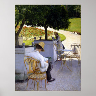 Affiche Gustave Caillebotte Les Orangers