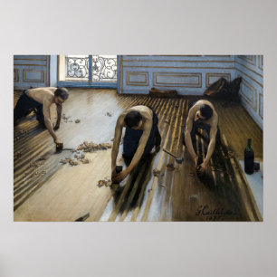 Affiche Gustave Caillebotte - Les Raboteurs de parquet