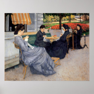 Affiche Gustave Caillebotte - Portraits dans la campagne