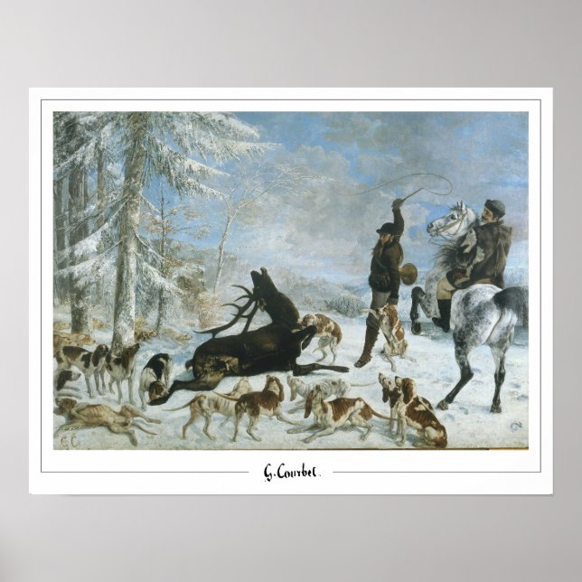 Affiche Gustave Courbet Art N° 421 (Devant)