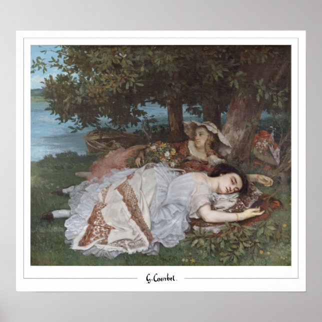 Affiche Gustave Courbet Beaux Art #96 (Devant)
