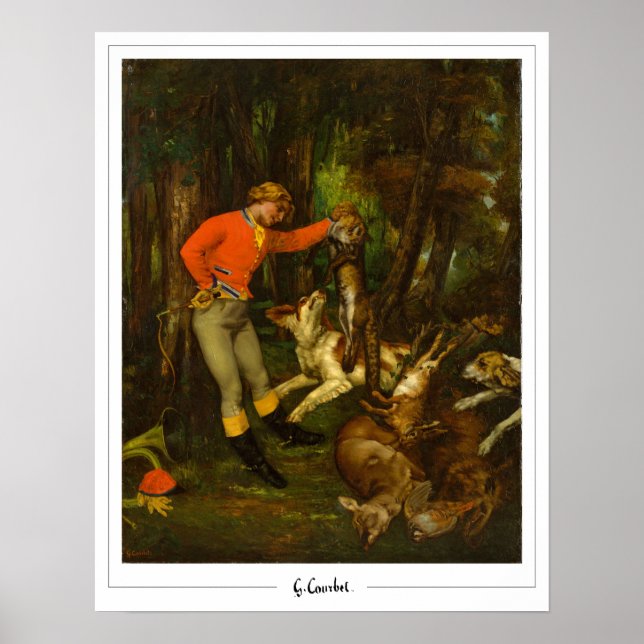 Affiche Gustave Courbet Beaux-Arts #3 (Devant)