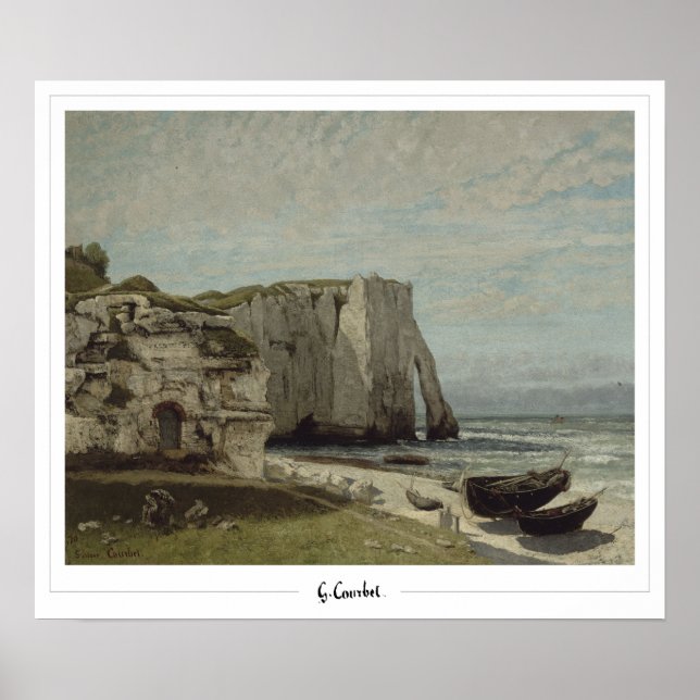 Affiche Gustave Courbet Beaux-Arts #381 (Devant)