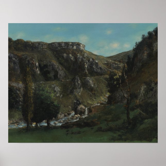 Affiche Gustave Courbet - Laloue Valley (Devant)