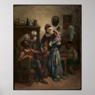 Affiche Gustave Doré Don Quichotte et Sancho Panza