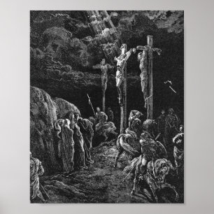 Affiche Gustave Dore The Crucifixon From La Grande Bible