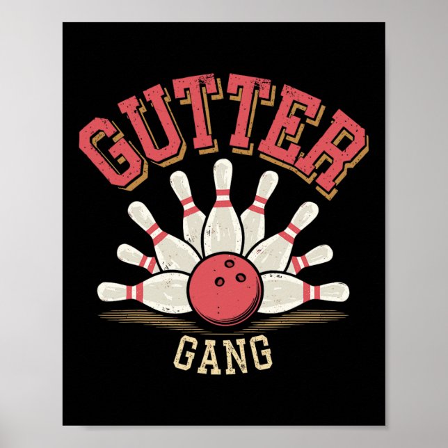 Affiche Gutter Gang Bowling  (Devant)