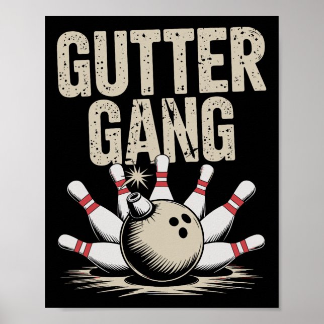Affiche Gutter Gang Bowling 1  (Devant)