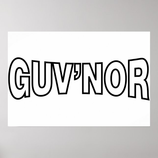 AFFICHE GUV'NOR (Devant)