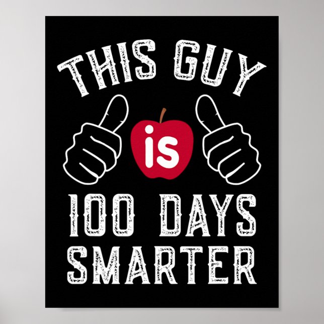 Affiche Guy Est 100 Jours Smarter School (Devant)