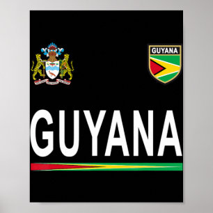 Affiche Guyana Cheer Jersey 2017 Football Guyana