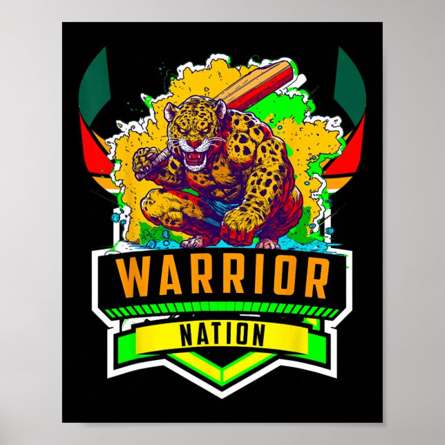 Affiche Guyana Cpl T20 Cricket Patriotique 1  (Devant)