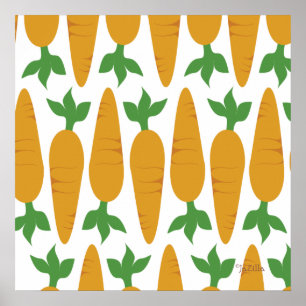 Affiche Gwennie The Bun : Champ De Carottes