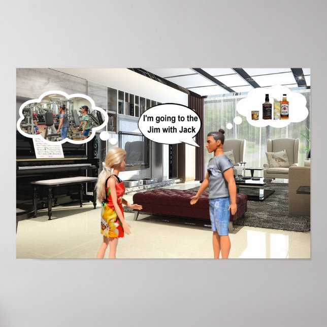 Affiche Gym or Jim. (Devant)