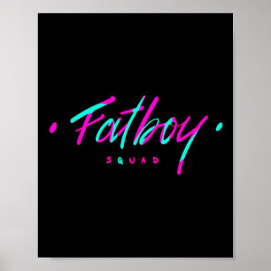 Affiche Gymnase Fatboy Squad Poids Bodybuilding Fitness