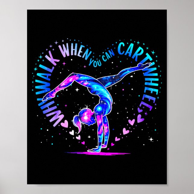 Affiche Gymnast Just A Girl Who Loves Gymnastics For Women (Devant)