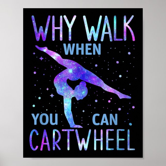 Affiche Gymnaste de roue (Devant)