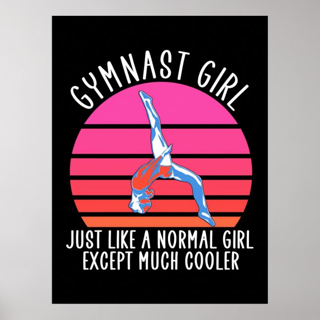 Affiche Gymnaste Girl (Devant)