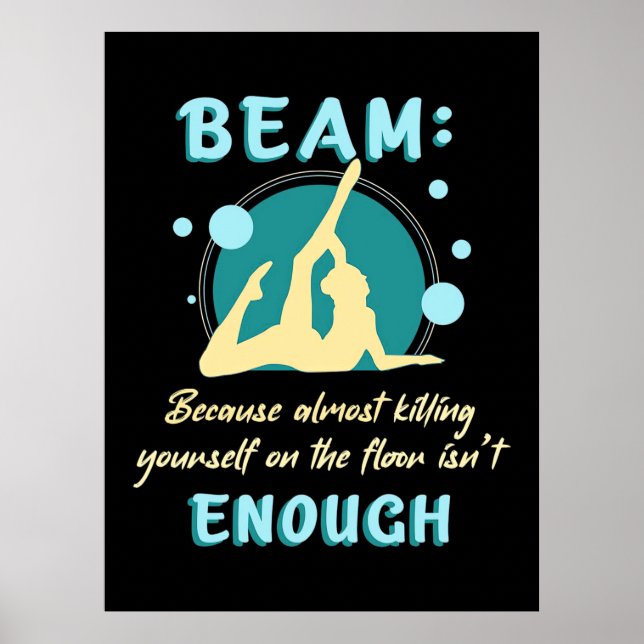 Affiche Gymnaste Vous-Même Sur Le Sol (Devant)