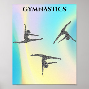 Affiche " GYMNASTICS" arc-en-ciel Jigsaw Puzzle