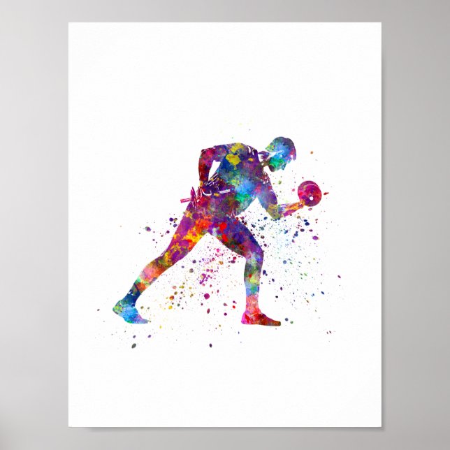 Affiche gymnastics exercise (Devant)